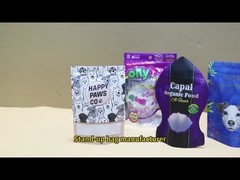 निर्माता पीईटी खाद्य पैकेजिंग सपाट तल ज़िपर प्लास्टिक कुत्ते के भोजन पैकेजिंग बैग