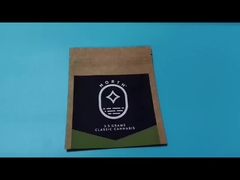 मुद्रित के साथ क्राफ्ट बैग