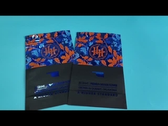 आधा मुद्रित और आधा बाल प्रतिरोधी बैग के साथ