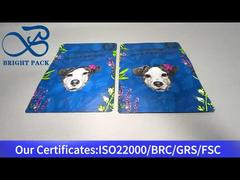 पालतू जानवरों के लिए भोजन स्टैंड अप ज़िपर बैग