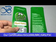 छोटा हरा प्लास्टिक बैग