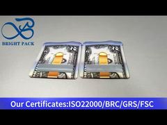 स्पष्ट खिड़की के साथ छोटे आकार का ज़िपलॉक प्लास्टिक बैग