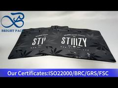 मैट ऑयल के साथ ग्लॉसी प्रिंटिंग कैनबिस चाइल्ड लॉक बैग