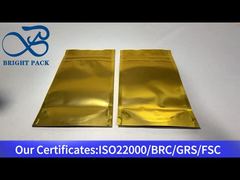 गोल्डन कस्टम चाइल्ड रेसिस्टेंट मायलर बैग