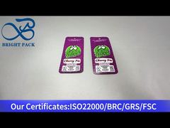 चेरी पाई के लिए बैंगनी छोटा प्लास्टिक मिश्रित बैग