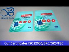 नीला लॉन्ड्री पॉड स्टैंड अप ज़िपर बैग