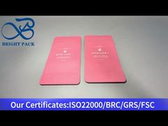 गुलाबी छोटा स्टैंड अप बैग