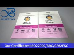 पालतू जानवरों के भोजन की पैकेजिंग के लिए सफेद प्लास्टिक स्टैंड अप थैली