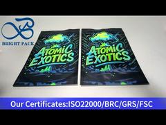 स्पष्ट खिड़की के साथ एल्युमिनियम फॉयल कम्पोजिट स्टैंड अप बैग