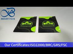 हरे और काले छोटे प्लास्टिक खड़े हो जाओ ज़िपलॉक बैग