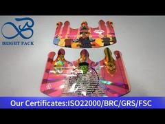 अनियमित मुकुट के आकार का दो तरफा मुद्रित लेजर बैग