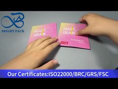 प्रोटीन पाउडर के लिए गुलाबी छोटे स्टैंड अप बैग