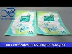 सफेद स्टैंड अप प्लास्टिक बैग, कपड़े धोने के मोती के लिए 400 ग्राम