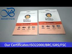 नारंगी खड़े-खड़े बिल्ली के लिए ज़िपलॉक बैग भोजन 90 ग्राम