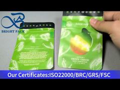 हरे रंग का छोटे बच्चे प्रतिरोधी माइलर बैग