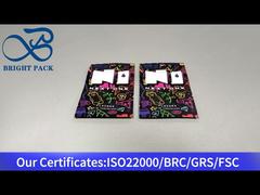 काले छोटे कस्टम बाल प्रतिरोधी ज़िपलॉक बैग