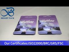 बैंगनी बाल-प्रूफ माइलर बैग 80 ग्राम