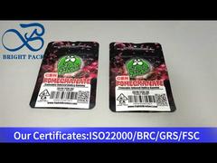 कैनबिस से भरे इंडिका गमियों के लिए कस्टम चाइल्ड प्रूफ एग्जिट बैग