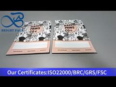 पालतू भोजन पैकेजिंग के लिए गुलाबी एल्यूमीनियम प्लास्टिक बैग