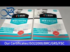 डेंटल फ़्लॉसर्स के लिए कस्टम पुनः सील करने योग्य प्लास्टिक बैग