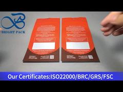 नारंगी बाल प्रतिरोधी पैकेजिंग