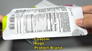 थोक कस्टम मुद्रित पुनः सील करने योग्य प्लास्टिक बैग