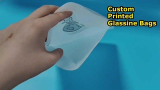 चीनी फैक्टरी अनुकूलन मुद्रण ग्लासिन पेपर बैग थोक