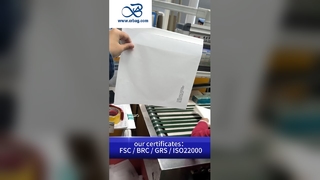 पर्यावरण के अनुकूल अनुकूलन योग्य पारदर्शी ग्लासिन पेपर बैग प्रीमियम कपड़े पैकेजिंग के लिए