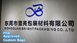 एफडीए स्वीकृत कस्टम लोगो प्लास्टिक बैग थोक
