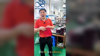 वाल्व एयरटाइट भुनी हुई कॉफी बीन भंडारण के साथ प्लास्टिक कॉफी बैग