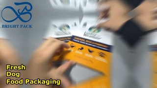 कुत्ते के भोजन के लिए पीला पॉलिथीन पैकिंग बैग 170 ग्राम