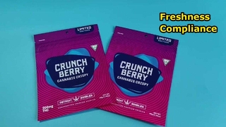 कैनबिस ताज़गी और अनुपालन आवश्यकताओं के लिए यूएस-पेटेंटेड कस्टम माइलर ज़िपलॉक बैग