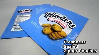 नमी-रोधी ज़िपर खाद्य भंडारण पाउच
