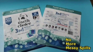 गंदगी-मुक्त घरेलू भंडारण आवश्यकताओं के लिए लीक-प्रूफ लॉन्ड्री कैप्सूल जिपर बैग