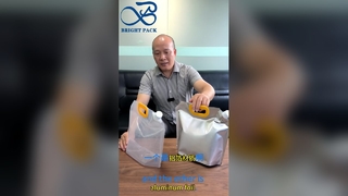 टोंटी थैली लीकप्रूफ खाद्य ग्रेड वायुरोधी तरल पैकेजिंग थैली