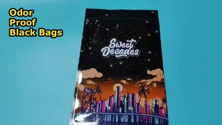 भंडारण और थोक थोक के लिए गंध-प्रूफ ब्लैक एल्युमिनियम फॉयल कम्पोजिट जिपर बैग