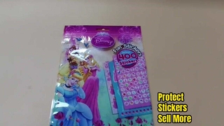 स्टिकर भंडारण और थोक खुदरा पैकेजिंग के लिए स्पष्ट सुरक्षात्मक प्लास्टिक बैग