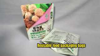 पुन: प्रयोज्य खाद्य पैकेजिंग बैग