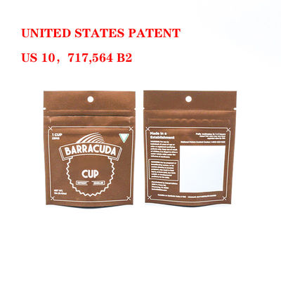 तंबाकू पैकेजिंग के लिए सुरक्षित प्लास्टिक ज़िपर लॉक के साथ अनुकूलित गंध-प्रूफ बाल प्रतिरोधी मायलर बैग