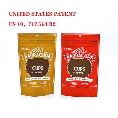 5x8 8 X 12 डिस्पोजेबल मायलर बैग बाल प्रतिरोधी बैग गंध प्रतिरोधी सुरक्षित प्लास्टिक ज़िपर लॉक