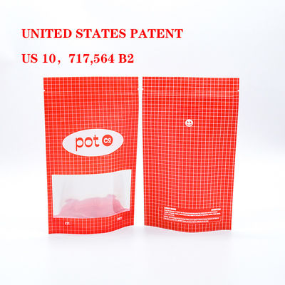 अनुकूलित गंध प्रतिरोधी बाल सुरक्षात्मक बैग स्व-स्टैंडिंग प्लास्टिक ज़िपर लॉक खाद्य बैग