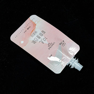 कस्टम मुद्रित स्टैंडिंग स्पूट पॉच जेली दूध रसदार तरल पैकेजिंग स्पूट पॉच बैग