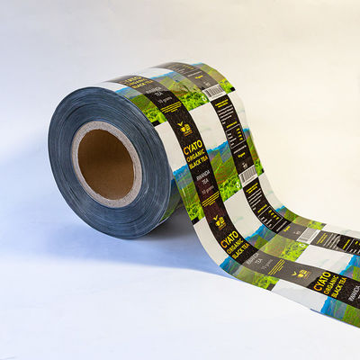 खाद्य एल्यूमीनियम पन्नी मिश्रित रोल फिल्म रंग मुद्रण चाय स्नैक स्वचालित पैकेजिंग रोल फिल्म