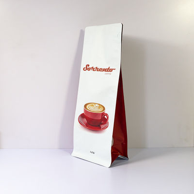 एक तरफा निकास वाल्व कॉफी बीन्स भंडारण बैग ताजा रहता है सुगंधित 1 किलो 5 पाउंड