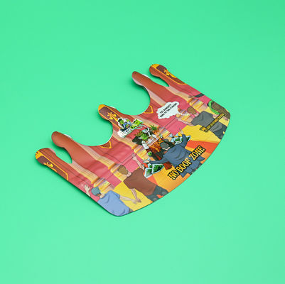 कुकीज़ कस्टम मायलर बैग ज़िपलॉक 3.5 रीसेलेबल ज़िपर गंध प्रूफ चाइल्ड एग्जिट मायलर बैग विशेष आकार का बैग