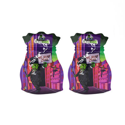 Weed Mylar बैग खाद्य भंडारण बाल सुरक्षा उन्मुख 15x20 सेमी छेड़छाड़-सबूत