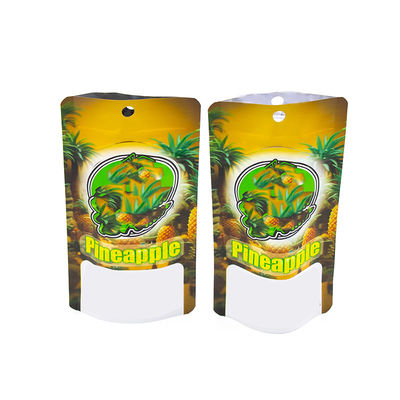 बाल प्रतिरोधी सुरक्षा सुरक्षात्मक ज़िपर पैकेजिंग बैग पालतू जानवर खड़े खरपतवार बैग