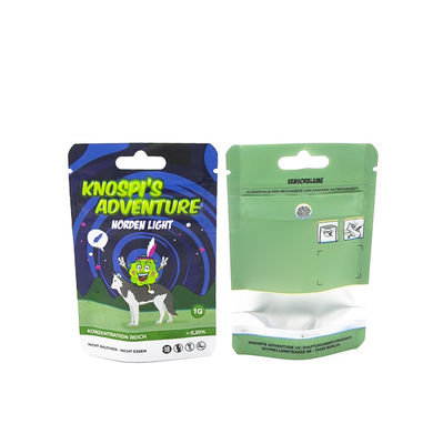 कस्टम प्रिंटिंग बाल-प्रूफ ज़िपर गंध-प्रूफ रीसेलेबल पैकेजिंग तंबाकू खरपतवार के लिए मायलर बैग सिगरेट पैकेजिंग