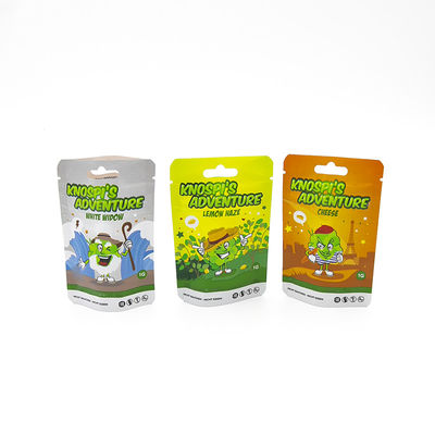 कस्टम लोगो Mylar मुद्रित गंध प्रतिरोधी ज़िपर बैग खाद्य ग्रेड पैकेजिंग बैग