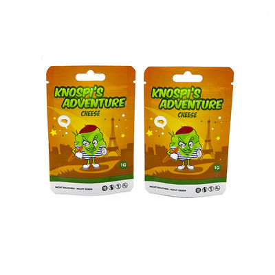 बाल प्रतिरोधी Ziplock गंध प्रतिरोधी प्लास्टिक पैकेजिंग बैग कस्टम मुद्रित Mylar बैग